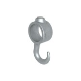 Pozinkovaný vešiakový hák s objímkou pre trubku 33,7 mm