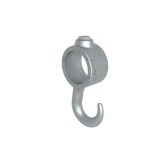 Pozinkovaný vešiakový hák s objímkou pre trubku 48,3 mm