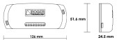 ROGER R93-RX433-U - 2-kanálový externý prijímač pre ovládače s pevným aj plávajúcim kódom na frekvencii 433.92 Mhz