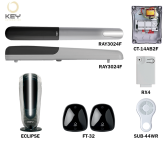 Sada pohonov KEY RAY FASTLINE RAY3024F pre dvojkrídlovú bránu 3m/300kg