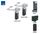 Sada pohonu NICE WALKY pre dvojkrídlovú bránu - jedno krídlo 1,8m/180kg