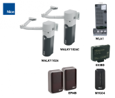 Sada pohonu NICE WALKY pre dvojkrídlovú bránu - jedno krídlo 1,8m/180kg s fotobunkami