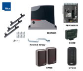 Sada pohonu pre bránu do 250kg NICE Robus Hi-Speed RB250HS (E)