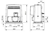 Sada pohonu pre posuvnú bránu do 400kg CAME BX704, 801MS-0020 (D)