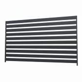Sada pre výrobu hliníkového plotového poľa 2 m x 1,2 m, lamely 80x16 mm, antracit RAL7016, so štruktúrou