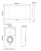 SOMFY Videotelefón V500 PRO io, DIN rail