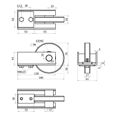 Spodný nájazd - pre C-profil 95x100