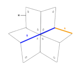 Trámová spojka pergolová, tvar Y, 85 mm, čierna