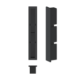 Waktor® Záslepka pre hliníkové lamely s rozmerom 100x16mm, antracit RAL7016