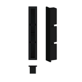 Waktor® Záslepka pre hliníkové lamely s rozmerom 100x16mm, čierna RAL9005