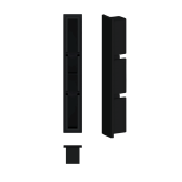 Waktor® Záslepka pre hliníkové lamely s rozmerom 160x16mm, čierna RAL9005