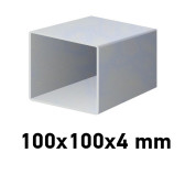Žiarovo pozinkovaný joklový profil 100x100x4 mm