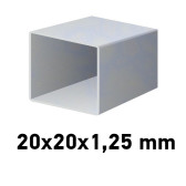 Žiarovo pozinkovaný joklový profil 20x20x1,25 mm