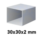 Žiarovo pozinkovaný joklový profil 30x30x2 mm