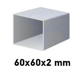 Žiarovo pozinkovaný joklový profil 60x60x2 mm