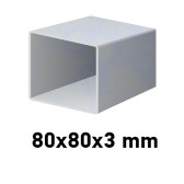 Žiarovo pozinkovaný joklový profil 80x80x3 mm