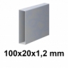 Žiarovo pozinkovaný joklový profil 100x20x1,2 mm
