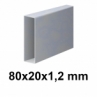 Žiarovo pozinkovaný joklový profil 80x20x1,2 mm