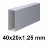 Žiarovo pozinkovaný joklový profil 40x20x1,25 mm