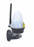 Univerzálne biele výstražné LED svetlo s anténou 12/24/230V - HFL6W
