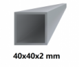 Hliníkový jokel štvorcový 40x40x2 mm
