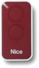  NICE Era Inti INTI2R – dvojkanálový diaľkový ovládač pre pohony NICE červený