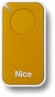 NICE Era Inti INTI1Y – jednokanálový diaľkový ovládač pre pohony NICE žltý