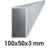 Hliníkový jokel obdĺžnikový 100x50x3 mm