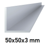 Hliníkový L profil 50x50x3mm, 6m