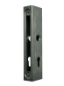 Zámková kazeta pre privarenie na profil 60x40 mm, odskok 34 mm, rozteč 72 mm, Fe