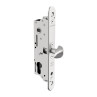 LOCINOX rozsdamentes acél bevésőzár tolókapukhoz, 30 mm-es előlap-távolság, 47 mm-es bevésési mélység, 92 mm-es osztás, FIFTYLOCK-S