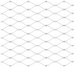Nerezová lanková sieť s okom 60x104 mm, lanko ø 2 mm, 1,4 m x 25 m
