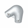 Pozinkovaná spojka pre trubky 48,3 mm, tvar L, 40° - 70° uhol