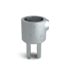 Pozinkovaný svorkový úchyt, pre trubku 60,3 mm