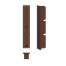 Waktor® Záslepka pre hliníkové lamely s rozmerom 100x20mm, hnedá